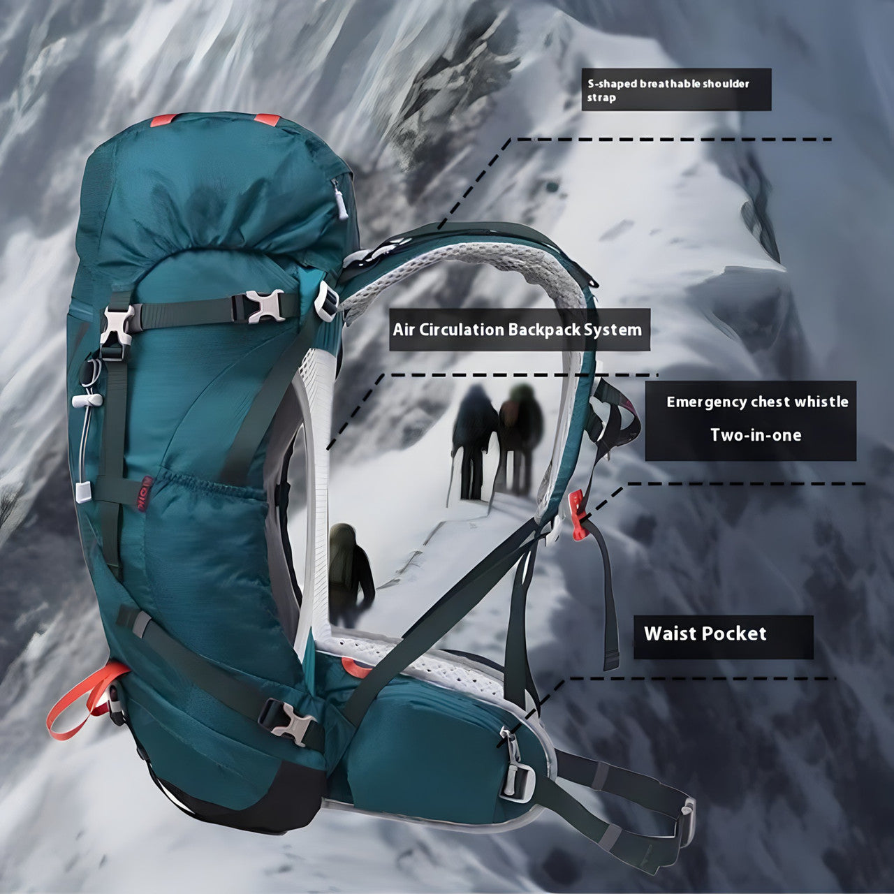 Backpack 40L | Lightweight & Outdoor